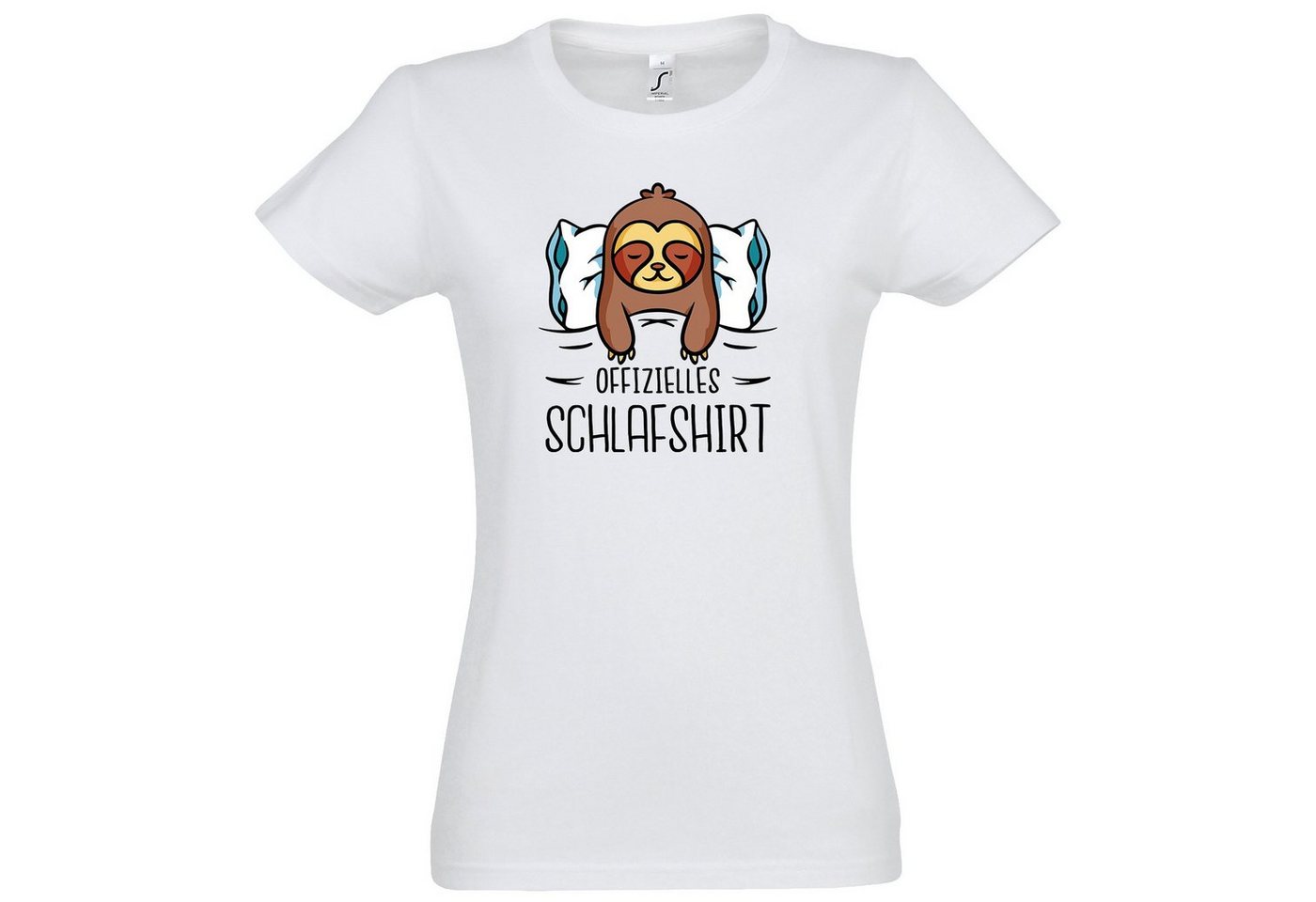 Youth Designz T-Shirt »Offizielles Schlafshirt Faultier Damen Shirt« mit modischem Print von Youth Designz
