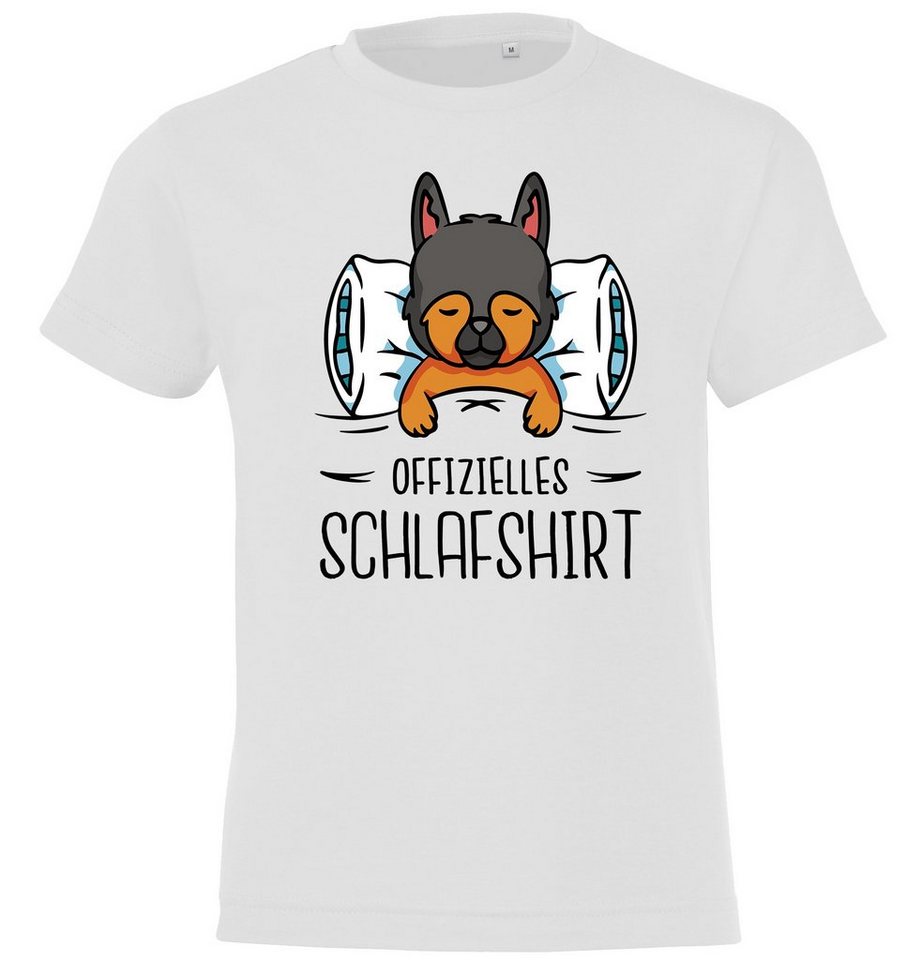 Youth Designz T-Shirt Offizielles Schlafshirt mit Hund Kinder Shirt für Jungen und Mädchen mit lustigem Frontprint von Youth Designz