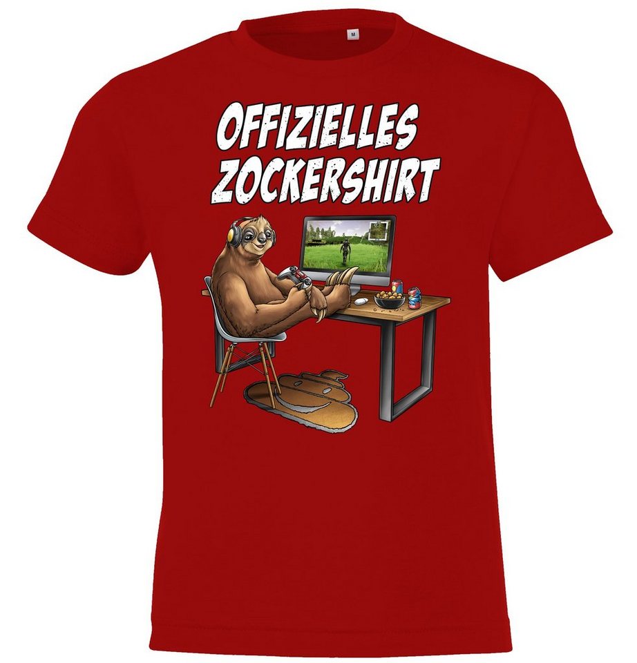 Youth Designz T-Shirt Offizielles Zockershirt für Jungen und Mädchen mit lustigem Gaming Motiv von Youth Designz