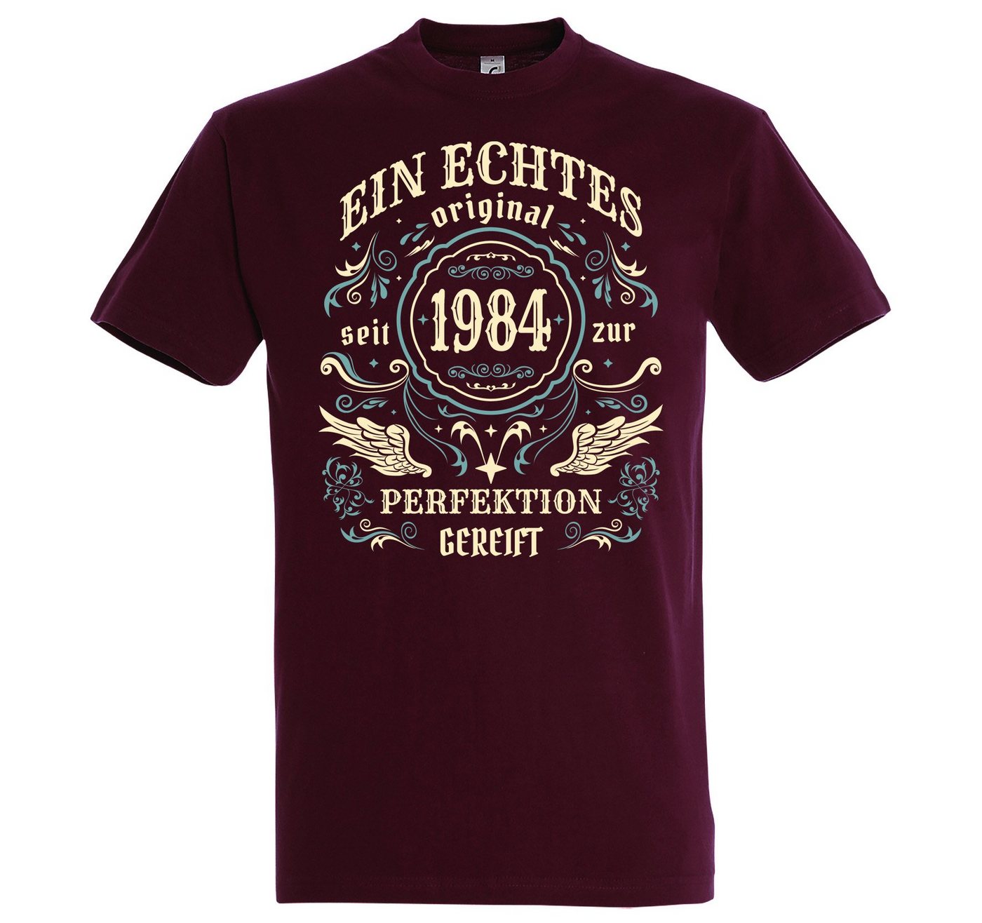 Youth Designz T-Shirt Original Seit 1984 Print Herren T-Shirt 40. Geburtstag 2024 Geschenk mit Vintage Aufdruck zum Geburtstag von Youth Designz