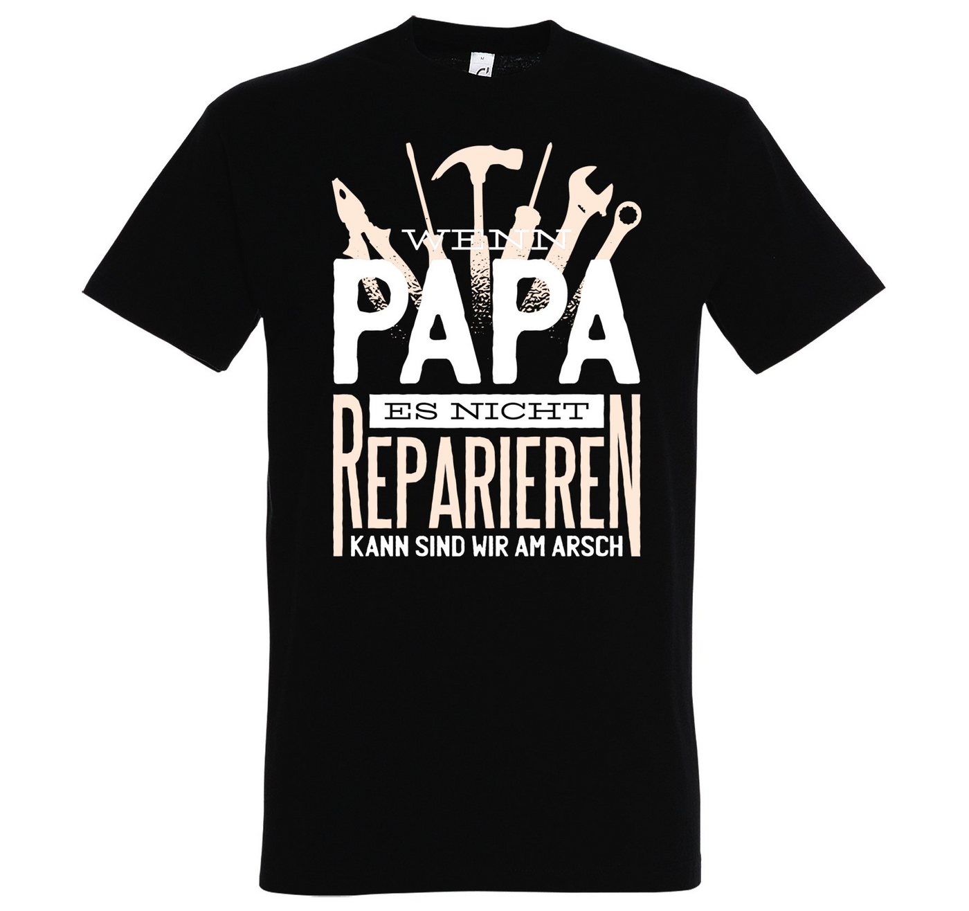 Youth Designz T-Shirt Papa Reparieren Herren Shirt mit lustigem Frontprint von Youth Designz