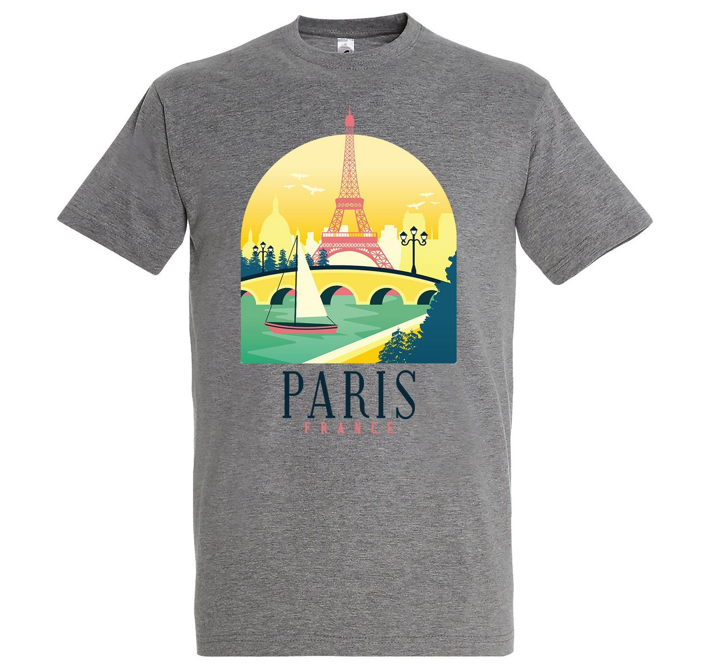 Youth Designz T-Shirt Paris Frankreich Herren Shirt mit modischem Frontprint von Youth Designz