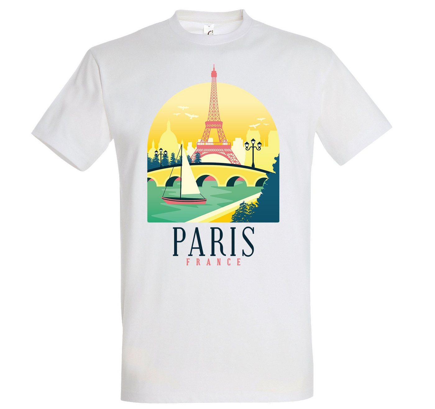 Youth Designz T-Shirt Paris Frankreich Herren Shirt mit modischem Frontprint von Youth Designz