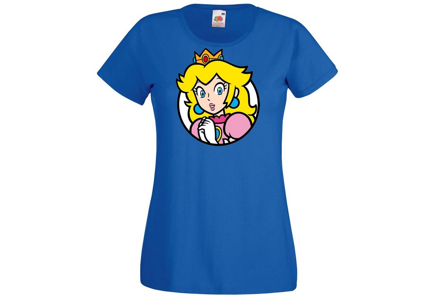 Youth Designz T-Shirt Peach Damen Shirt mit Retro Prinzessin Print von Youth Designz