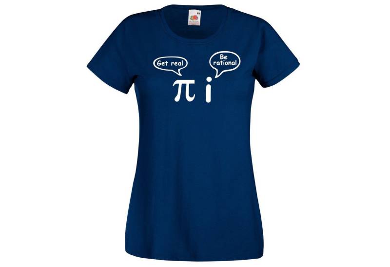 Youth Designz T-Shirt Pi Mathe Spruch Damen T-Shirt mit trendigem Frontprint von Youth Designz