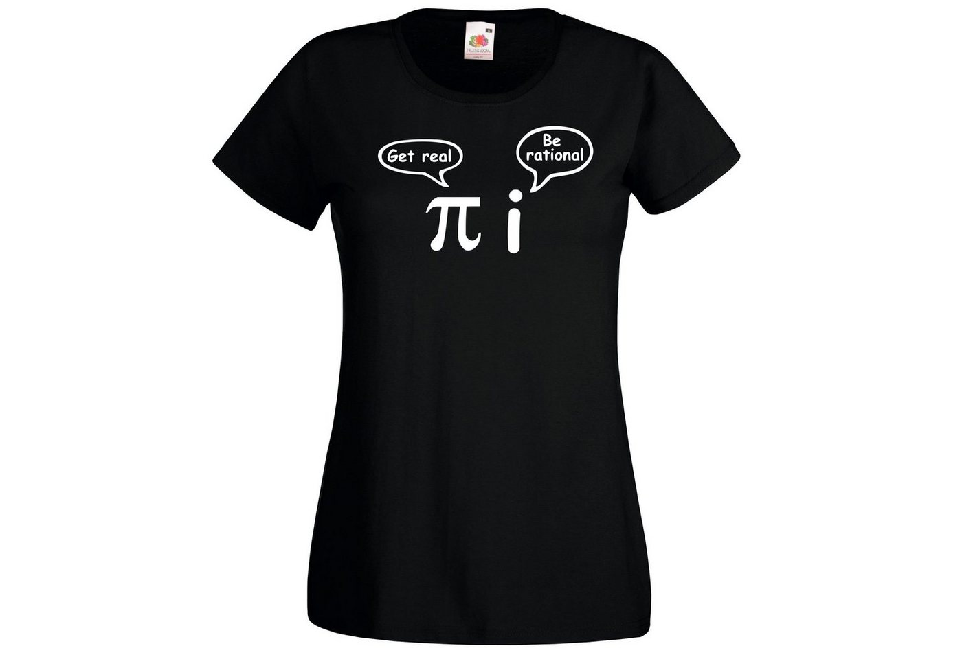 Youth Designz T-Shirt Pi Mathe Spruch Damen T-Shirt mit trendigem Frontprint von Youth Designz