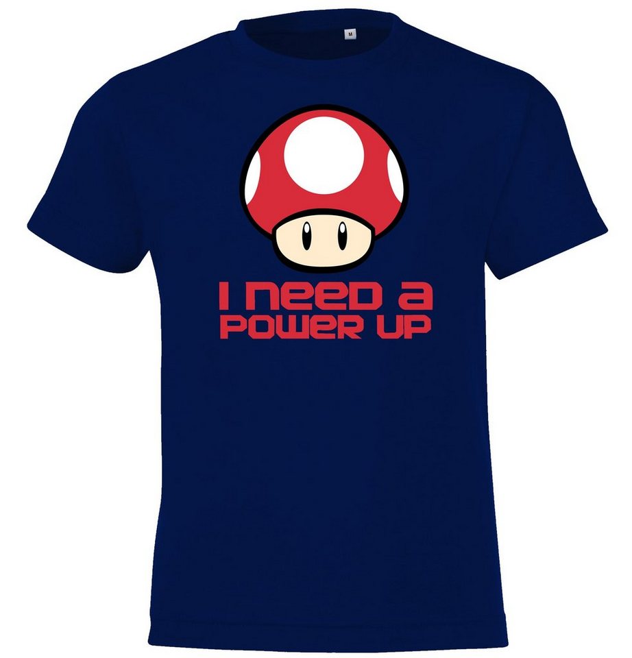 Youth Designz T-Shirt Pilz I need a Power Up" Kinder T-Shirt mit lustigem Frontprint" von Youth Designz