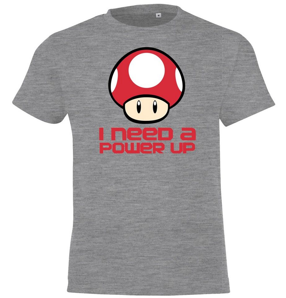 Youth Designz T-Shirt Pilz I need a Power Up" Kinder T-Shirt mit lustigem Frontprint" von Youth Designz