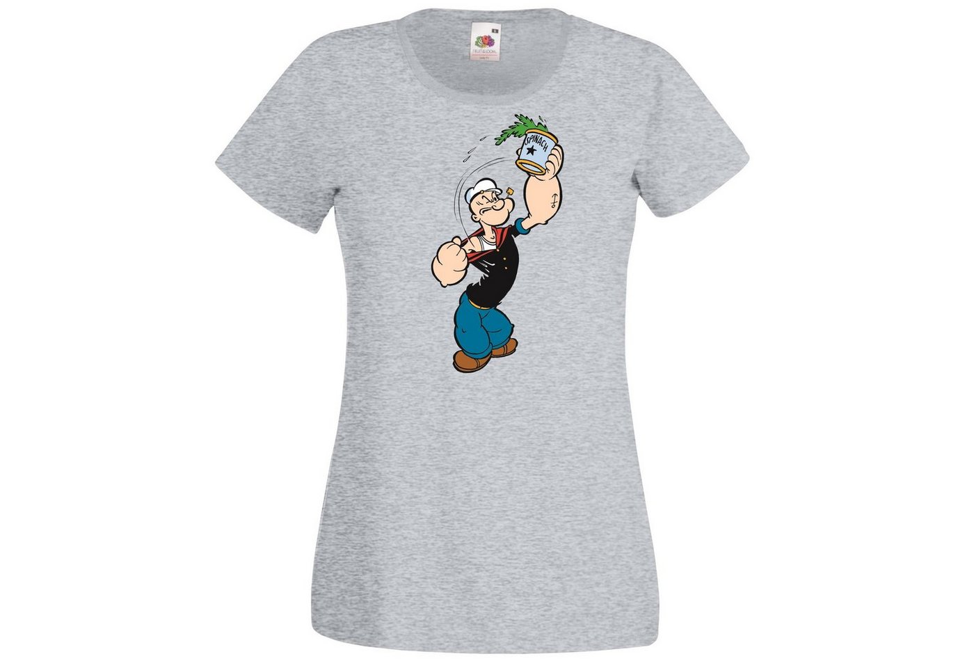 Youth Designz T-Shirt Popeye Damen Shirt mit lustigem Frontprint Youth Designz T-Shirt Popeye Damen Shirt mit lustigem Frontprint von Youth Designz