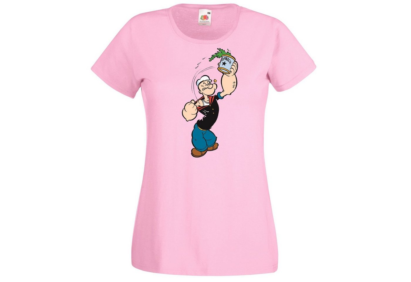 Youth Designz T-Shirt Popeye Damen Shirt mit lustigem Frontprint von Youth Designz