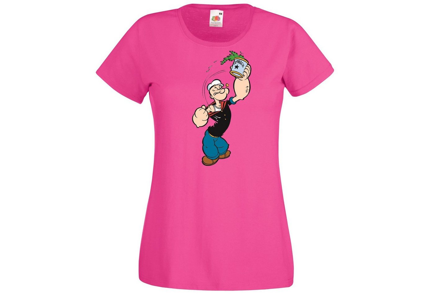 Youth Designz T-Shirt Popeye Damen Shirt mit lustigem Frontprint Youth Designz T-Shirt Popeye Damen Shirt mit lustigem Frontprint von Youth Designz