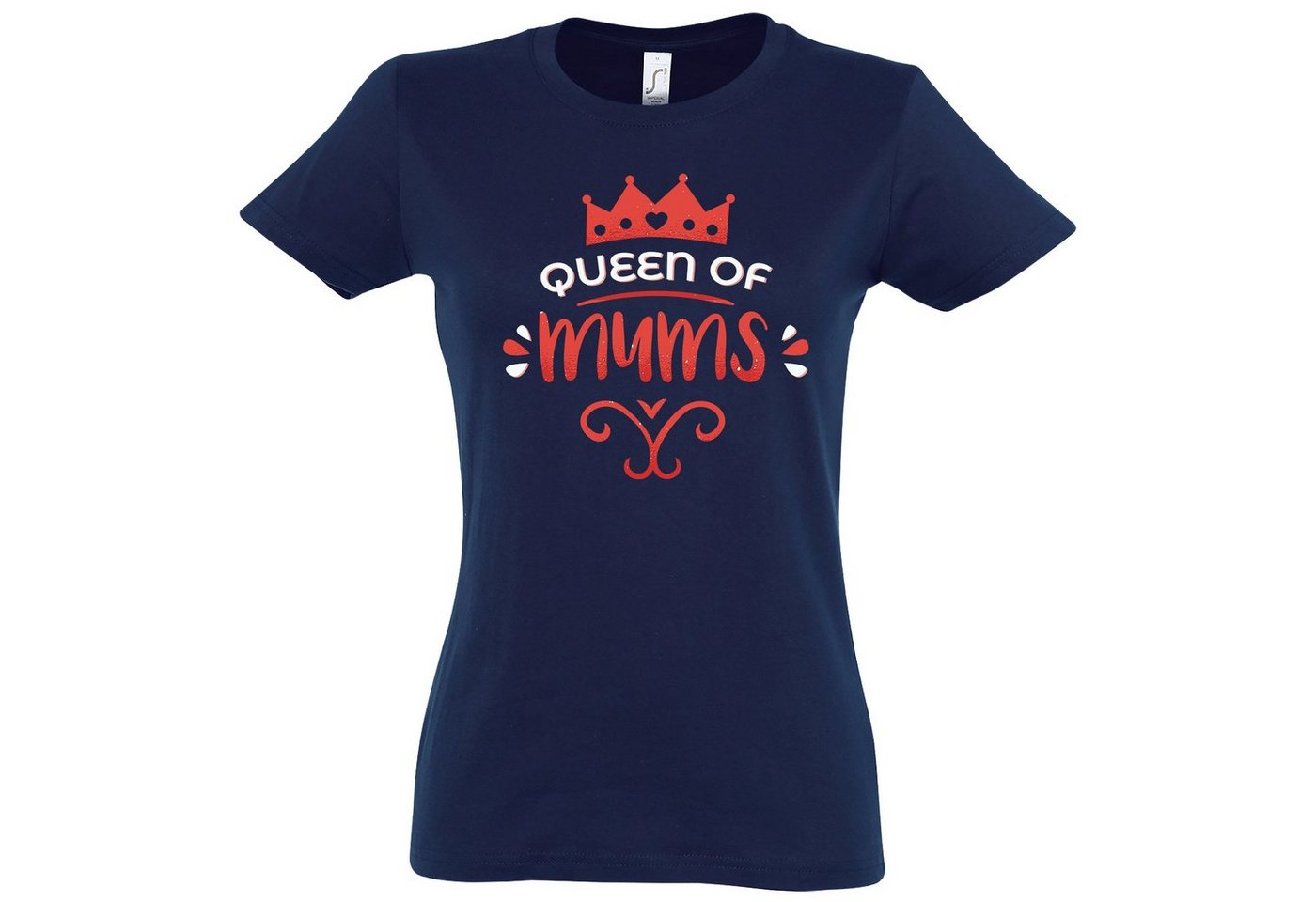 Youth Designz T-Shirt Queen Of Mums" Damen Shirt mit trendigem Frontprint" von Youth Designz