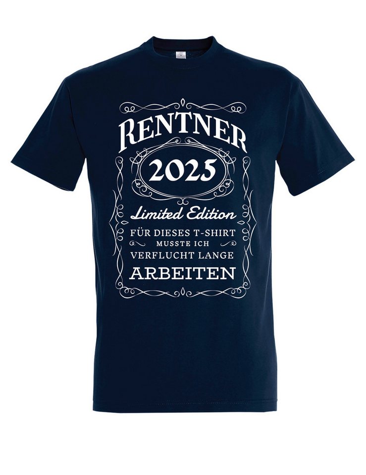 Youth Designz T-Shirt RENTNER 2025 Herren T-Shirt Rente Geschenk mit lustigem Spruch zum Ruhestand von Youth Designz