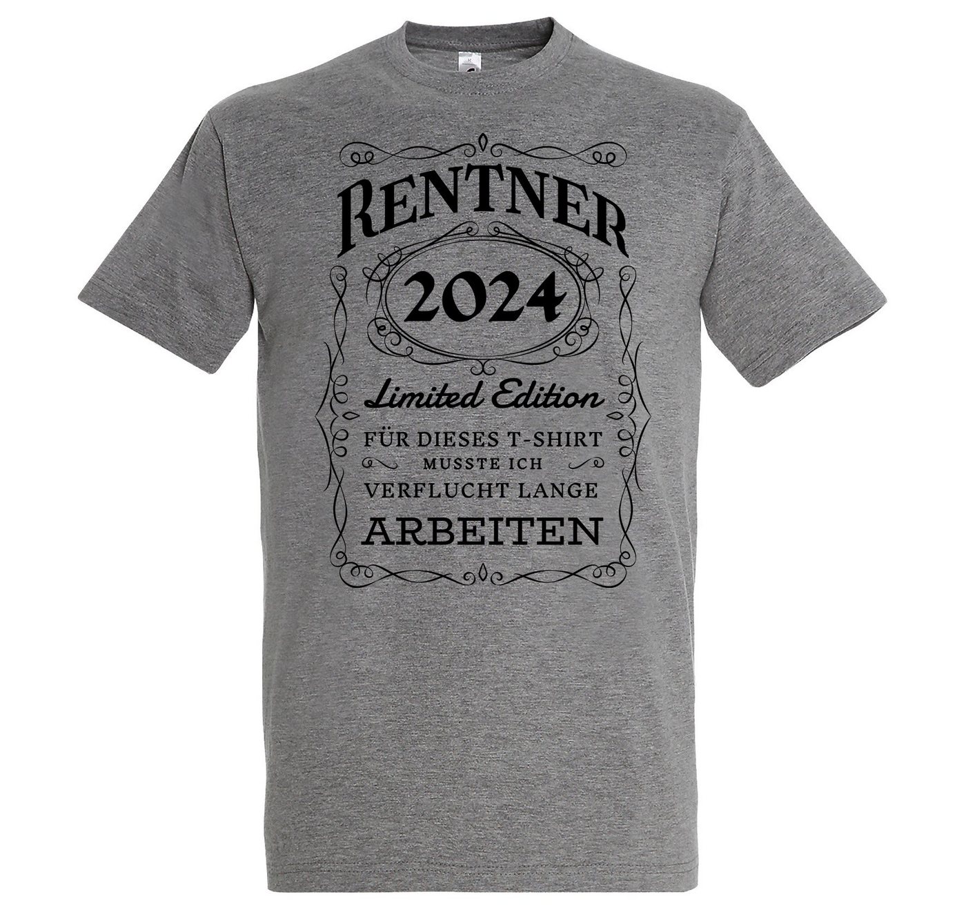 Youth Designz T-Shirt RENTNER 2024 Herren T-Shirt Rente Geschenk mit lustigem Spruch zum Ruhestand von Youth Designz