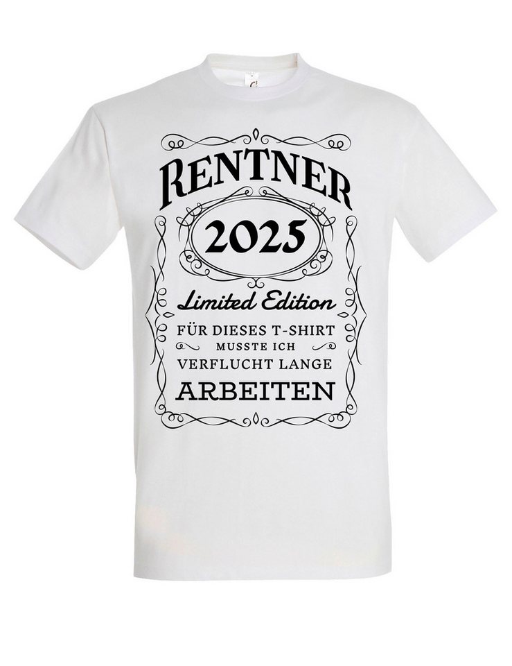Youth Designz T-Shirt RENTNER 2025 Herren T-Shirt Rente Geschenk mit lustigem Spruch zum Ruhestand von Youth Designz