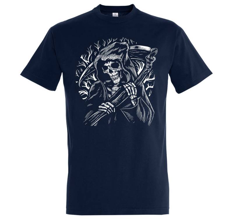 Youth Designz T-Shirt Reaper Sensenmann Herren Shirt mit trendigem Frontprint Youth Designz T-Shirt Reaper Sensenmann Herren Shirt mit trendigem Frontprint von Youth Designz