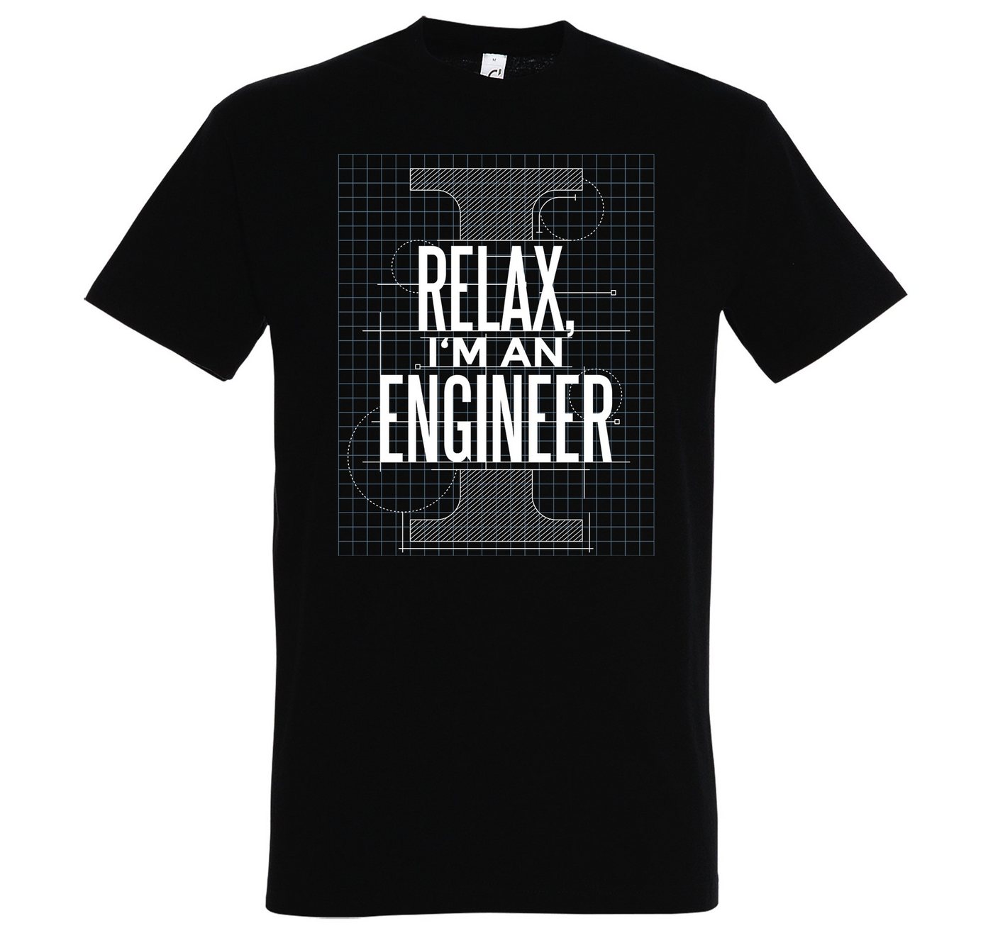 Youth Designz T-Shirt Relax, I Am A Engineer" Herren Shirt mit trendigem Frontprint" von Youth Designz