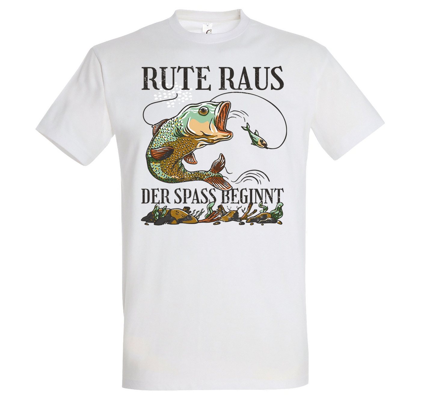 Youth Designz T-Shirt Rute Raus der Spass beginnt Herren T-Shirt mit Trendigem Frontdruck Youth Designz T-Shirt Rute Raus der Spass beginnt Herren T-Shirt mit Trendigem Frontdruck von Youth Designz