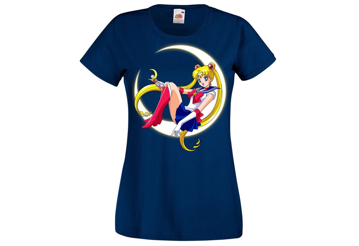 Youth Designz T-Shirt Sailor Moon Damen T-Shirt Mit trendigem Frontprint von Youth Designz