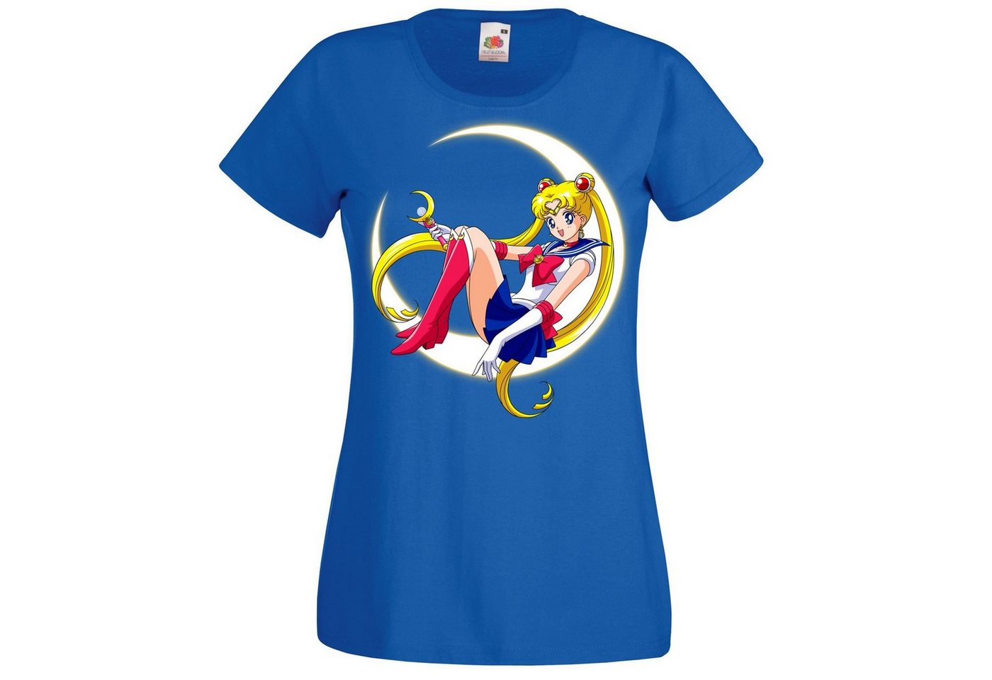 Youth Designz T-Shirt Sailor Moon Damen T-Shirt Mit trendigem Frontprint von Youth Designz