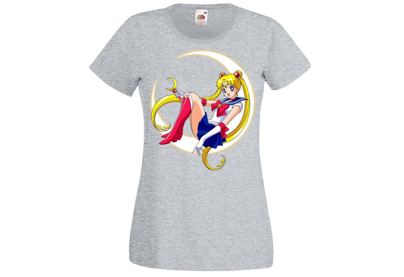 Youth Designz T-Shirt Sailor Moon Damen T-Shirt Mit trendigem Frontprint von Youth Designz