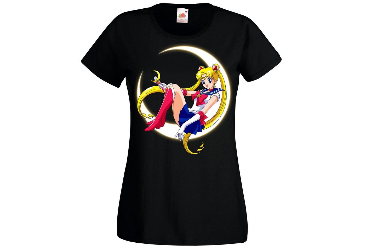 Youth Designz T-Shirt Sailor Moon Damen T-Shirt Mit trendigem Frontprint von Youth Designz