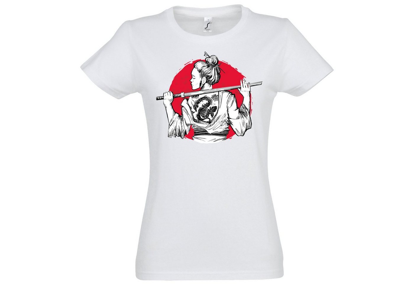 Youth Designz T-Shirt Samurai Girl Damen Shirt Mit modischem Japan Print von Youth Designz