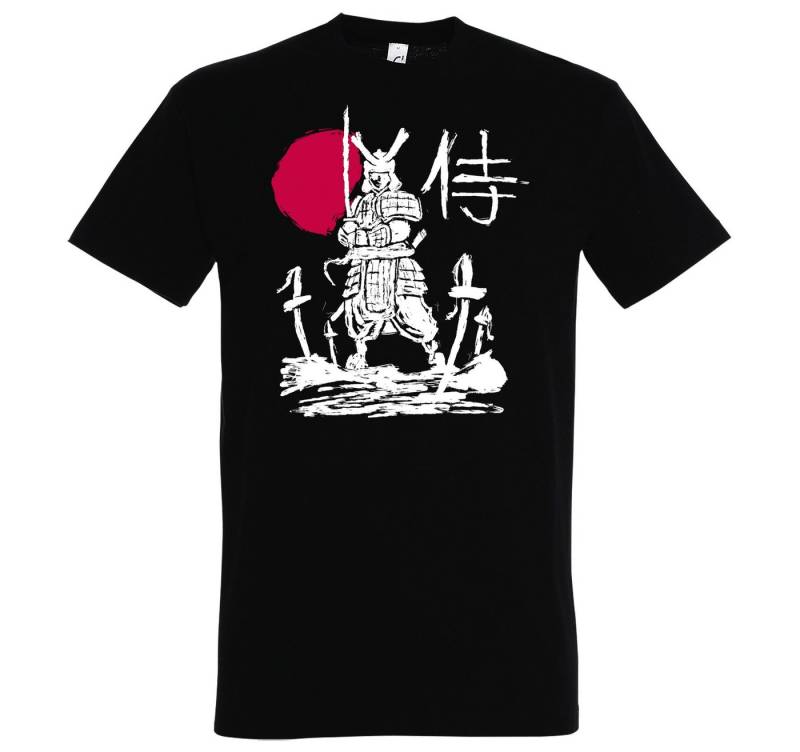 Youth Designz T-Shirt Samurai Herren Shirt mit Trendigem Japan Frontdruck von Youth Designz