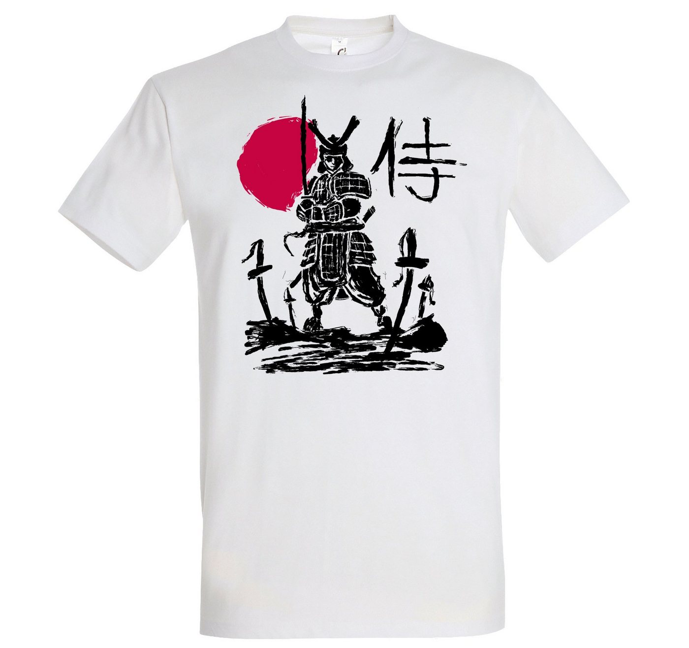 Youth Designz T-Shirt Samurai Herren Shirt mit Trendigem Japan Frontdruck Youth Designz T-Shirt Samurai Herren Shirt mit Trendigem Japan Frontdruck von Youth Designz