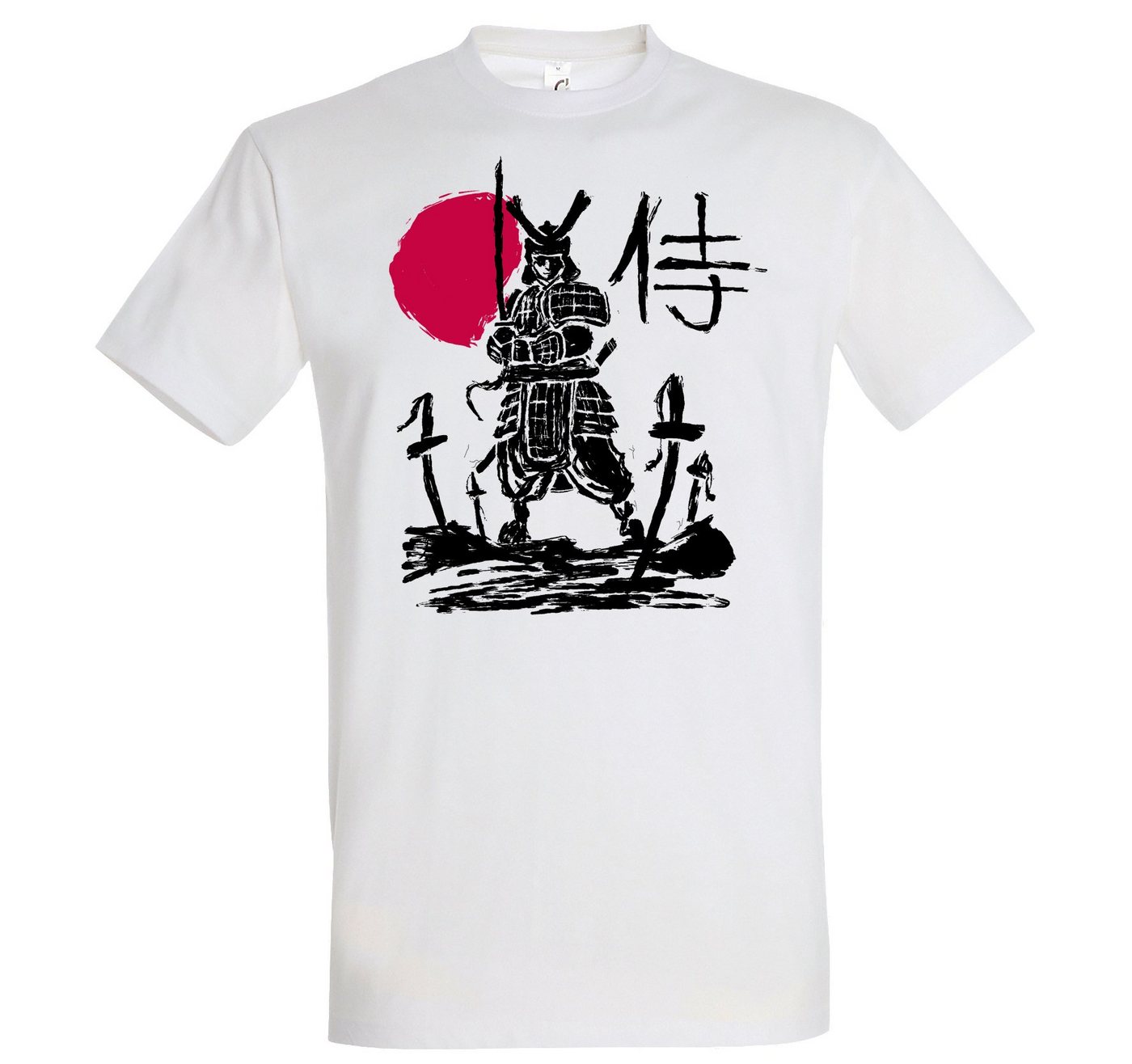 Youth Designz T-Shirt Samurai Herren Shirt mit Trendigem Japan Frontdruck von Youth Designz