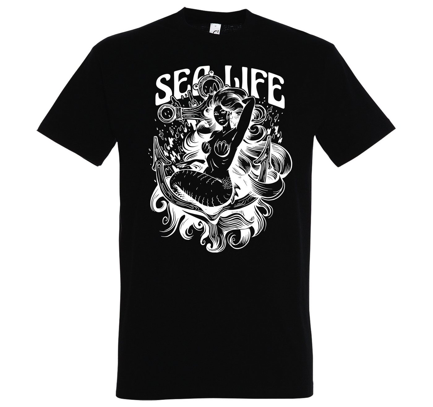 Youth Designz T-Shirt Sea Life Herren Shirt mit trendigem Frontprint von Youth Designz