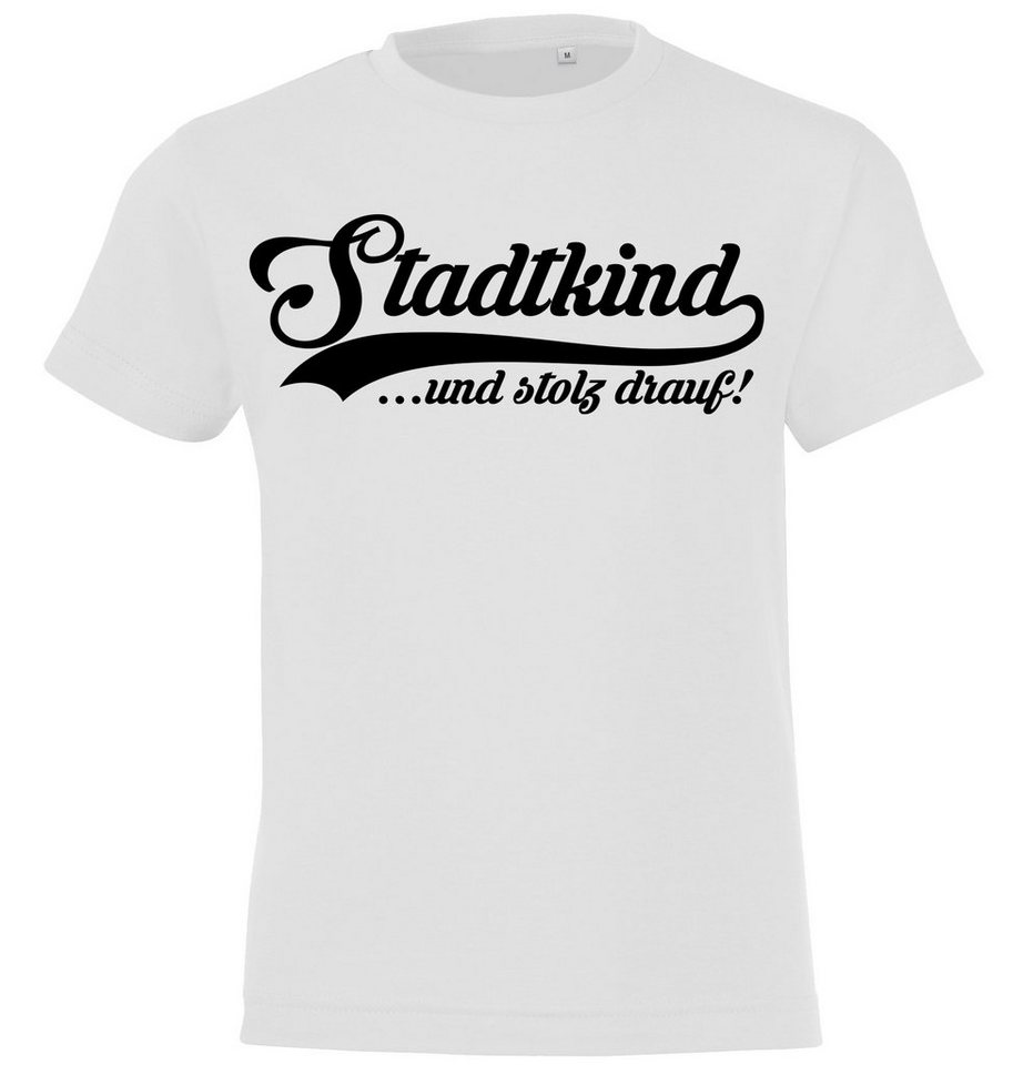 Youth Designz T-Shirt Stadtkind Kinder Shirt für Jungen und Mädchen mit trendigem Frontprint von Youth Designz