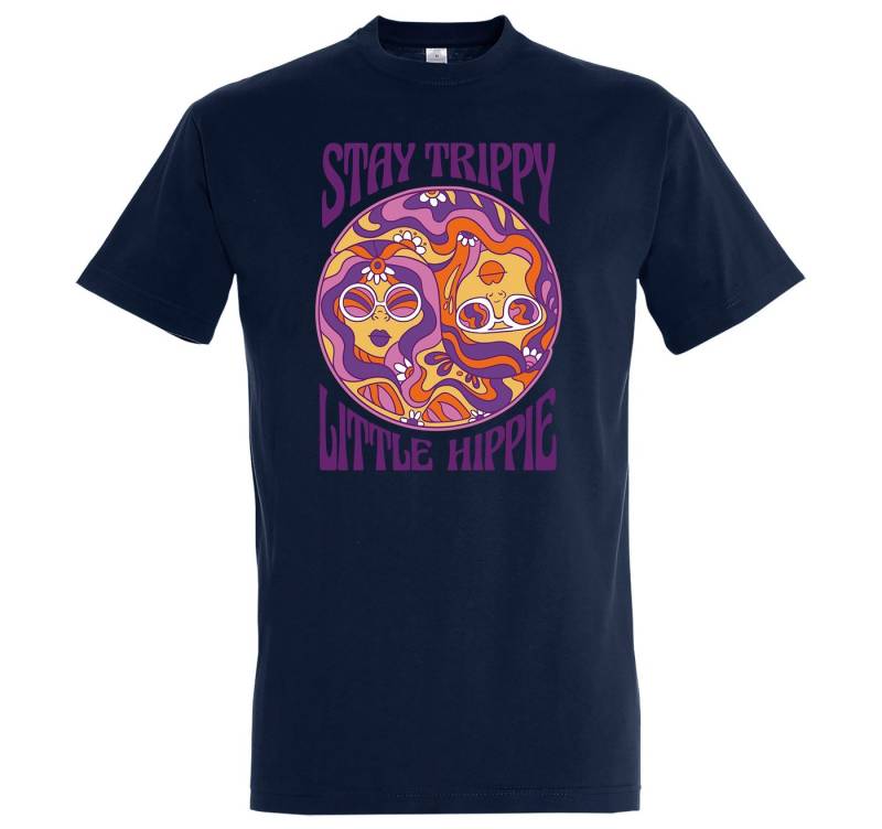 Youth Designz T-Shirt Stay Trippy Little Hippie Herren Shirt mit trendigem Frontprint Youth Designz T-Shirt Stay Trippy Little Hippie Herren Shirt mit trendigem Frontprint von Youth Designz