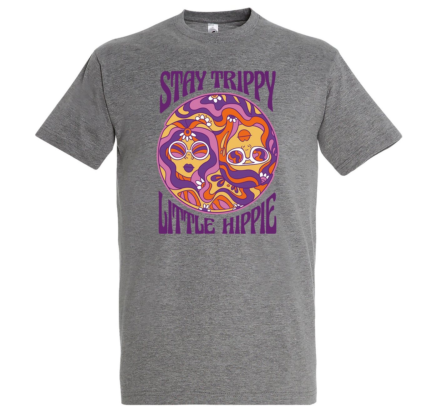 Youth Designz T-Shirt Stay Trippy Little Hippie Herren Shirt mit trendigem Frontprint von Youth Designz