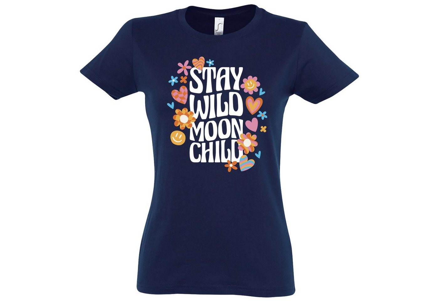 Youth Designz T-Shirt "Stay Wild Moon Child" Damen T-Shirt mit trendigem Frontprint von Youth Designz