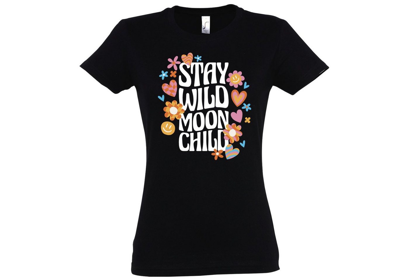 Youth Designz T-Shirt Stay Wild Moon Chill" Damen Shirt mit trendigem Frontprint" von Youth Designz