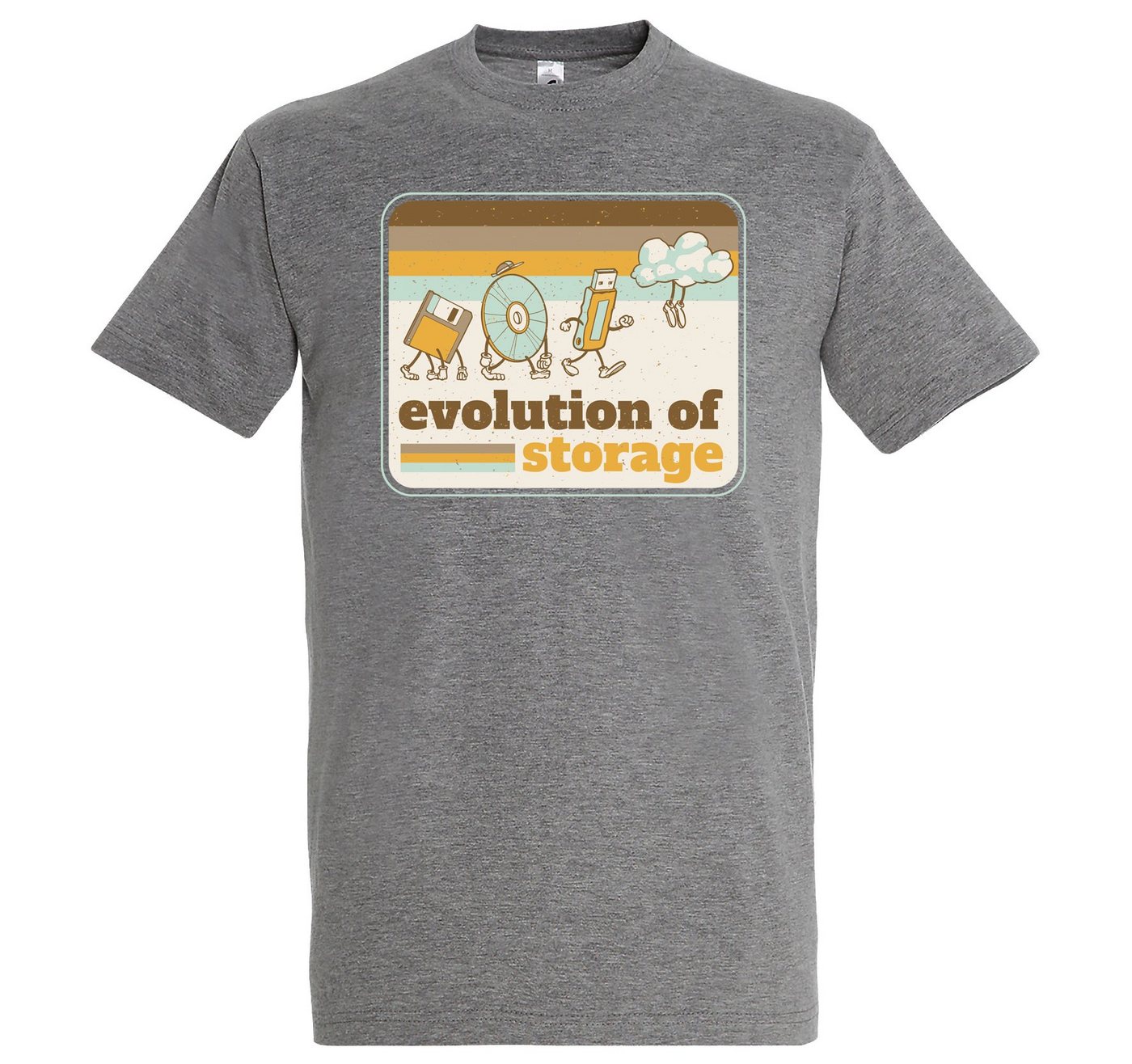 Youth Designz T-Shirt Storage Evolution Herren Shirt mit trendigem Frontprint von Youth Designz