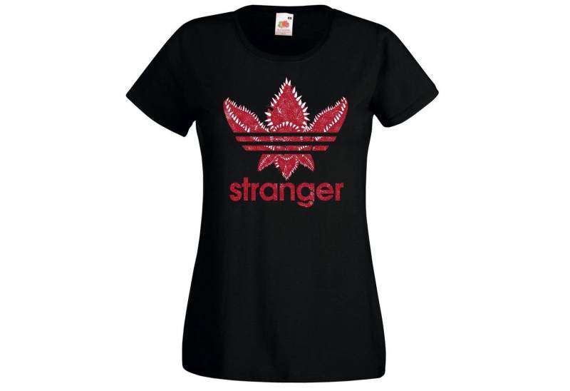 Youth Designz T-Shirt Stranger Damen T-Shirt mit trendigem Frontprint von Youth Designz