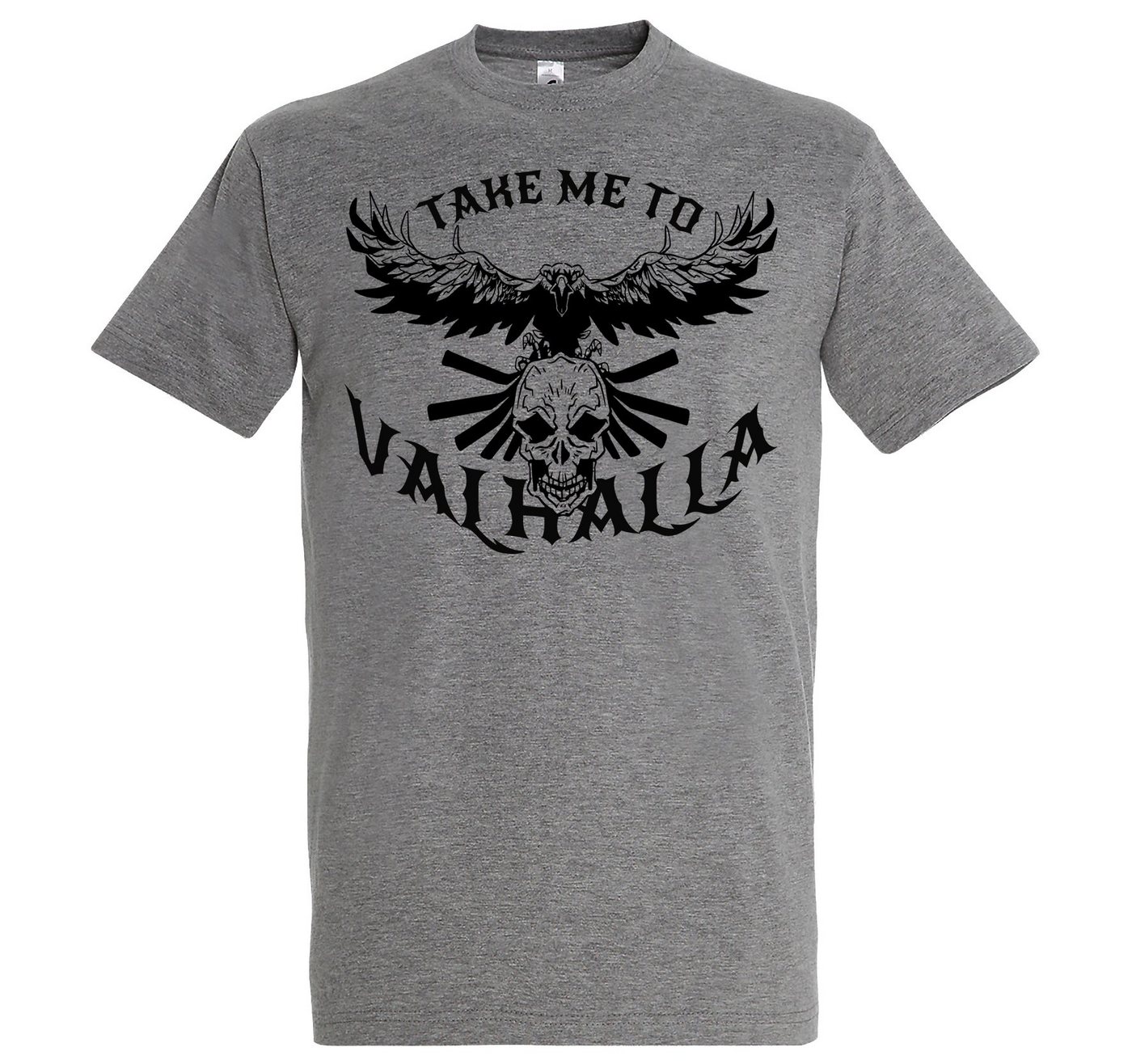 Youth Designz T-Shirt Take me to Valhalla Herren T-Shirt mit Trendigem Frontdruck von Youth Designz