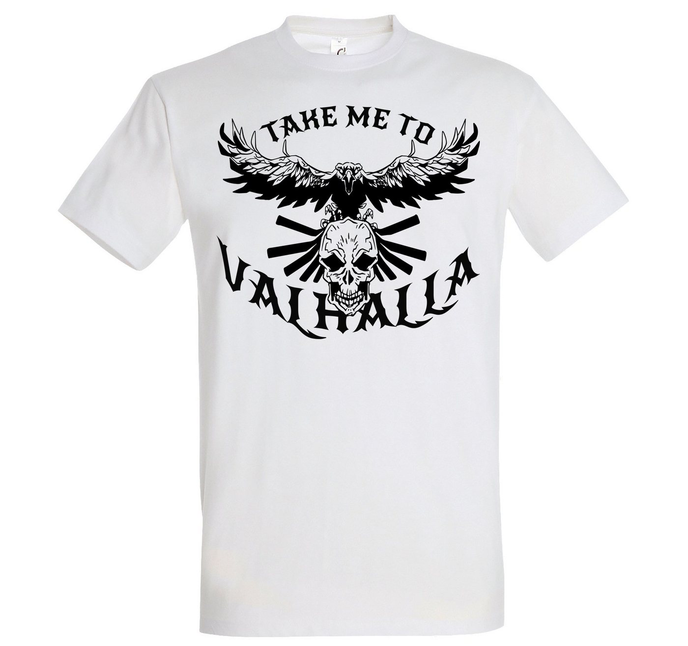 Youth Designz T-Shirt Take me to Valhalla Herren T-Shirt mit Trendigem Frontdruck von Youth Designz