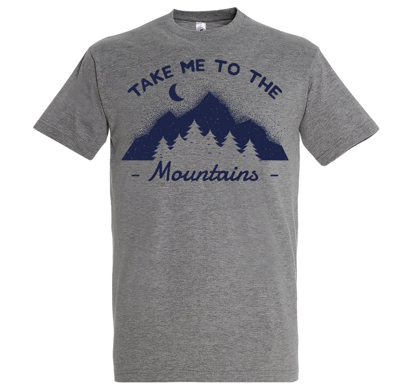 Youth Designz T-Shirt Take me to the Mountains Herren T-Shirt mit Trendigem Frontdruck von Youth Designz