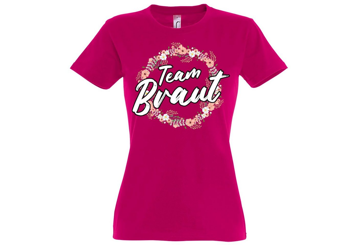 Youth Designz T-Shirt Team Braut Damen Shirt mit lustigem Team Braut Frontaufdruck Youth Designz T-Shirt Team Braut Damen Shirt mit lustigem Team Braut Frontaufdruck von Youth Designz