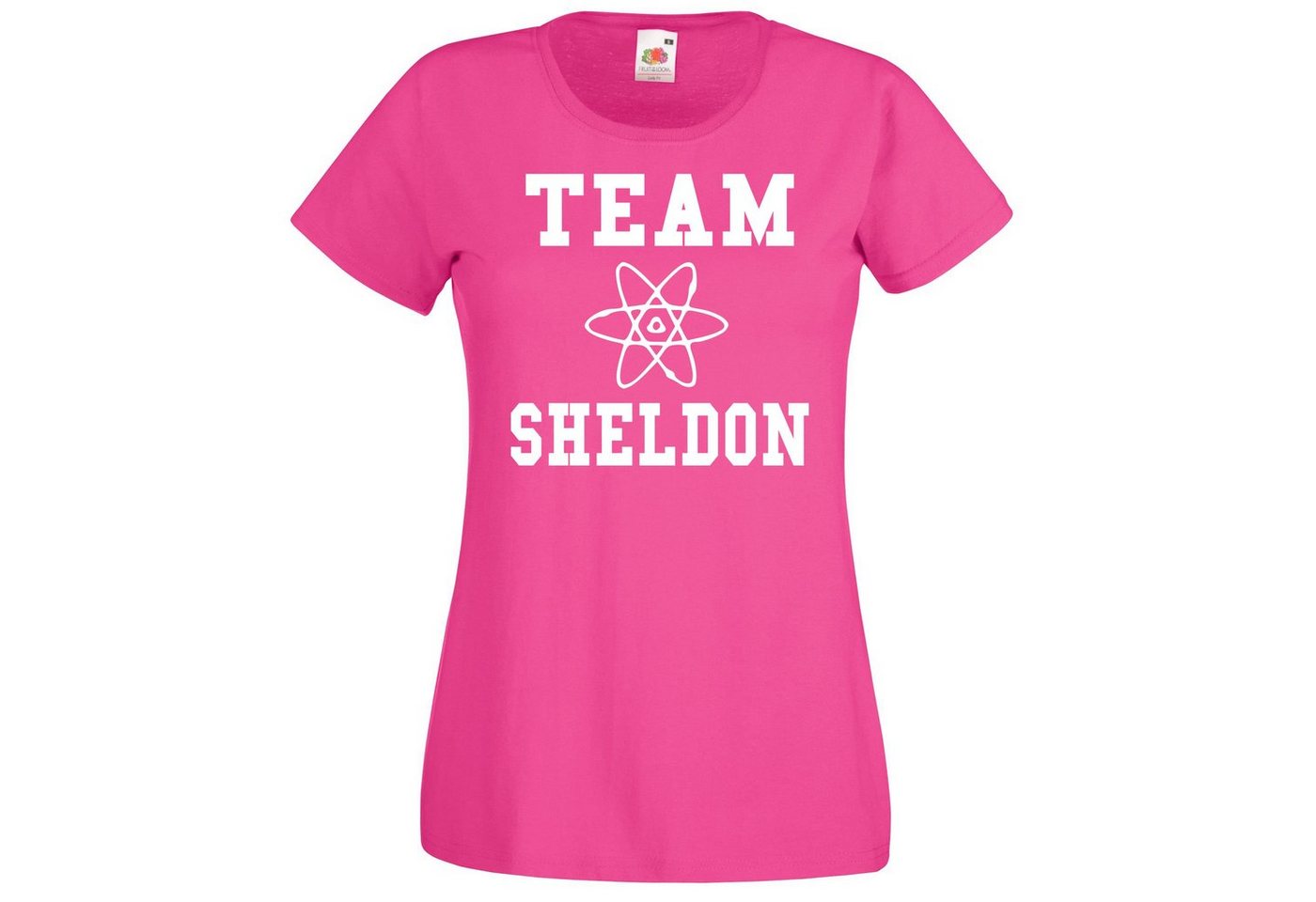 Youth Designz T-Shirt Team Sheldon Damen T-Shirt mit trendigem Motiv von Youth Designz