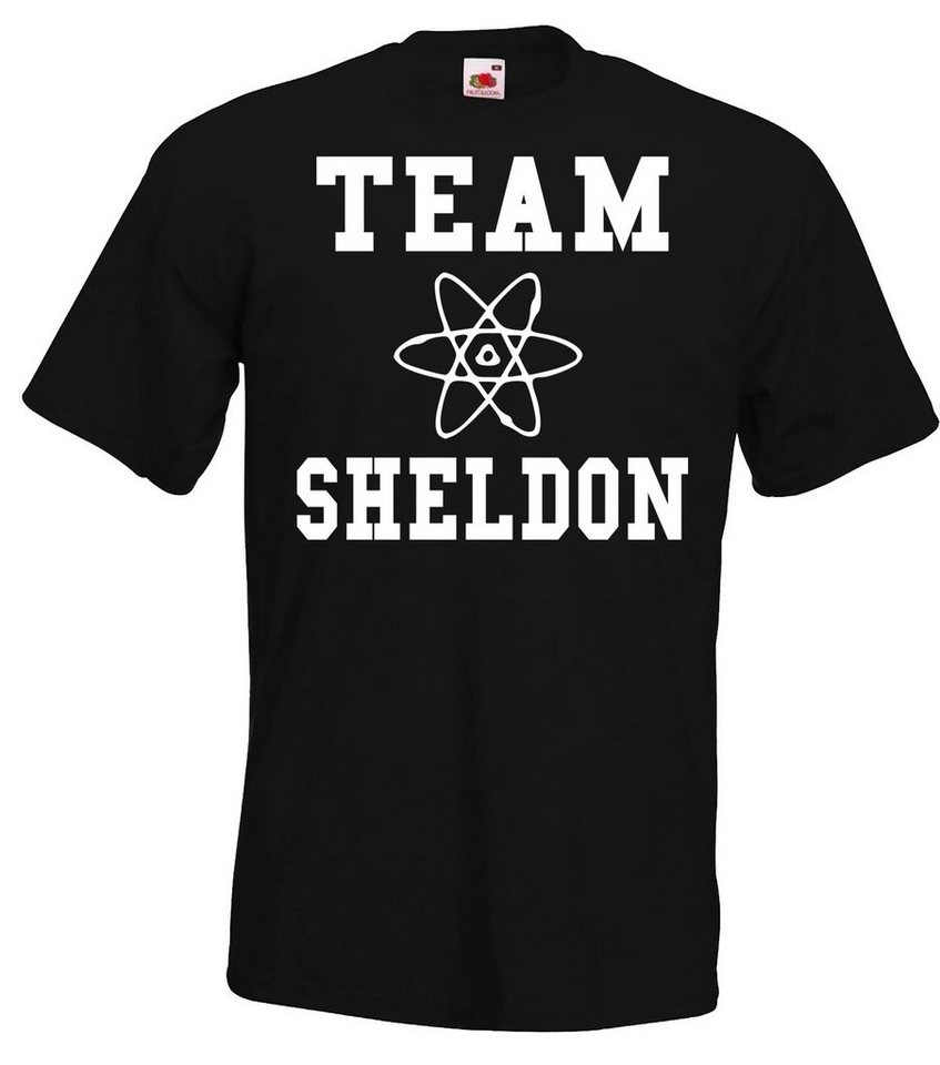 Youth Designz T-Shirt Team Sheldon Herren T-Shirt mit trendigem Motiv von Youth Designz