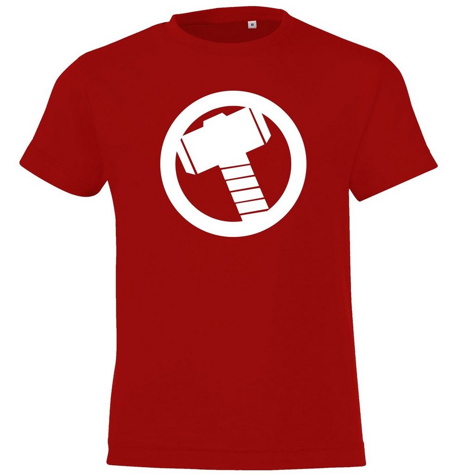 Youth Designz T-Shirt Thor Hammer Kinder T-Shirt mit trendigem Frontprint von Youth Designz