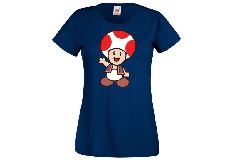 Youth Designz T-Shirt Toad Damen T-Shirt mit trendigem Frontprint von Youth Designz