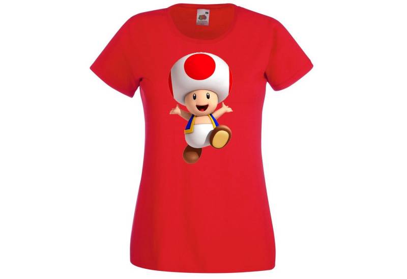 Youth Designz T-Shirt Toad Fun Damen T-Shirt mit lustigem Gaming Print von Youth Designz
