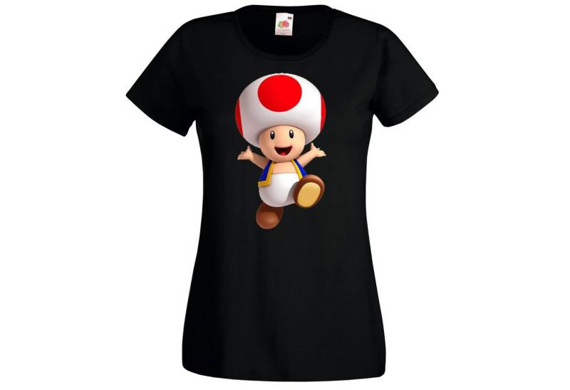 Youth Designz T-Shirt Toad Fun Damen T-Shirt mit lustigem Gaming Print von Youth Designz