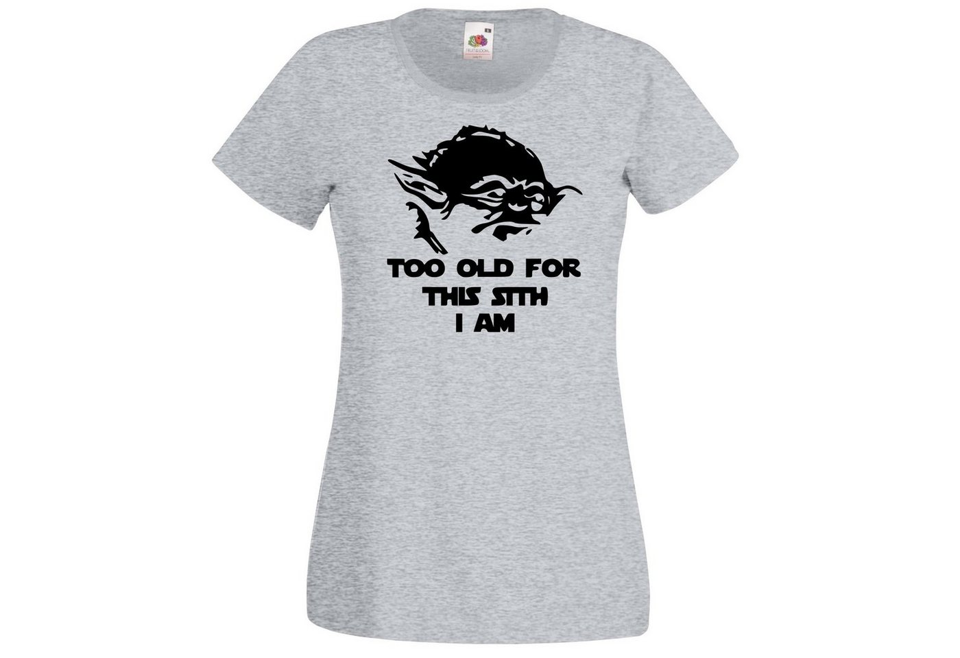 Youth Designz T-Shirt Too Old Sith Damen T-Shirt mit trendigem Spruch Youth Designz T-Shirt Too Old Sith Damen T-Shirt mit trendigem Spruch von Youth Designz