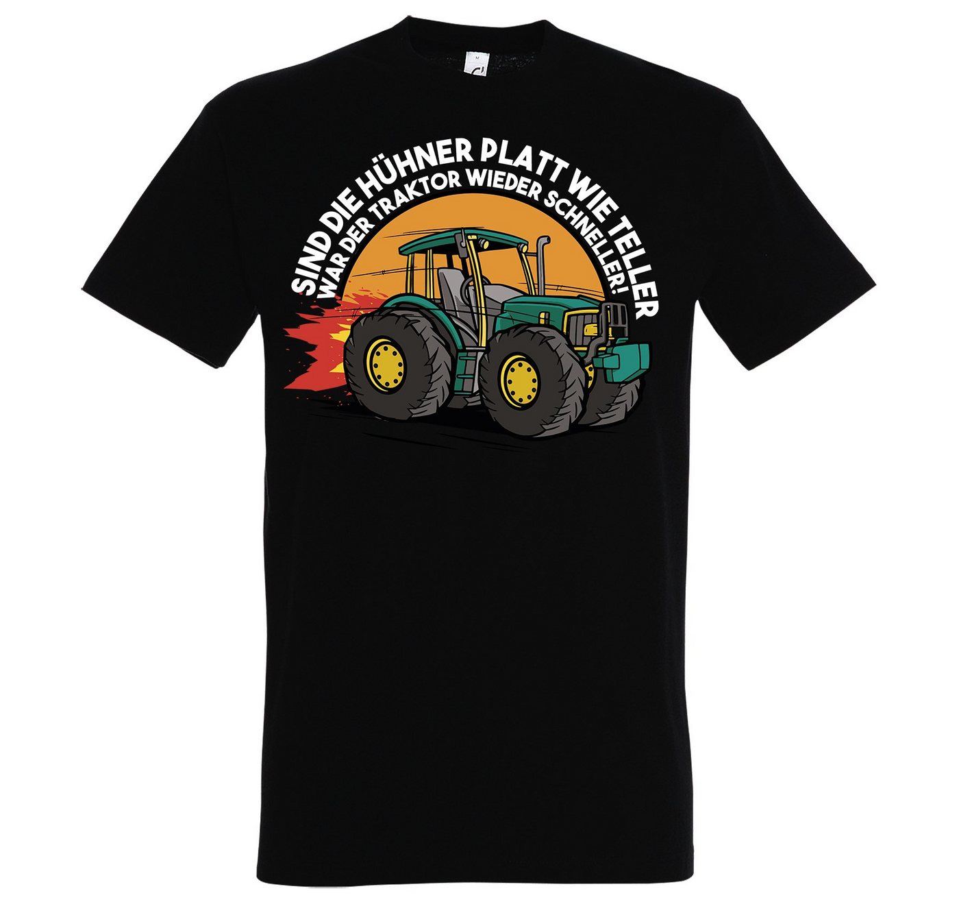 Youth Designz T-Shirt Traktor Farmer Herren Shirt mit trendigem Frontprint von Youth Designz